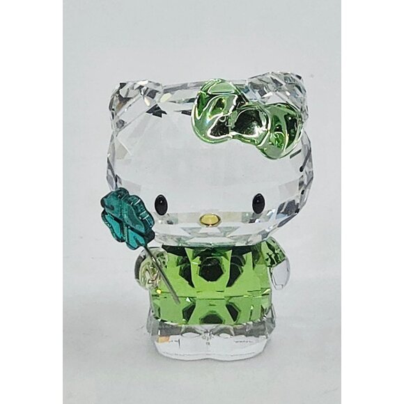 Swarovski Crystal Hello Kitty Lucky Charm 2" MINT IN BOX, Retired - Picture 2 of 8